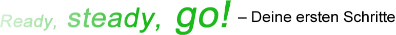 Ready, staedy, Go! - Jetzt Nichtraucher mit owi Praxis für Veränderungscoaching und Raucherentwöhnung